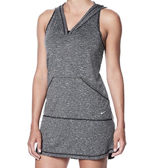 nike hooded cover up dress